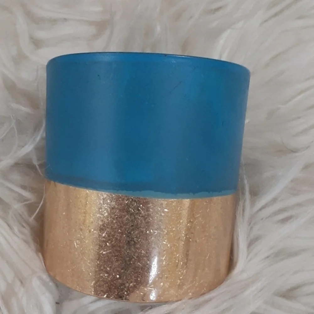 Robert Morris Blue Patina Cuff Bracelet